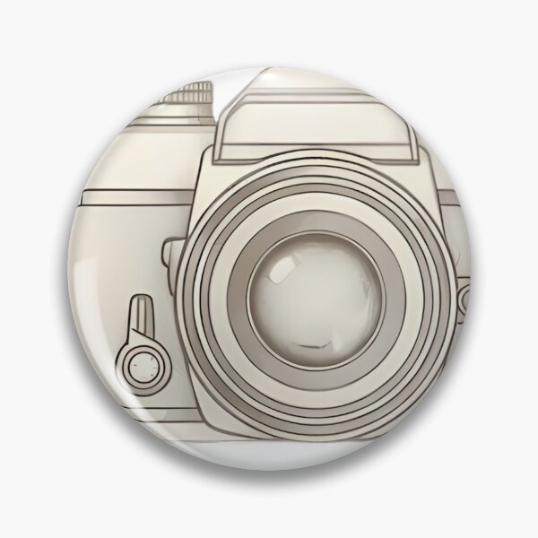 Item preview, Vintage SLR Camera Line Art – Retro Photographer Minimalist Illustration designed and sold by mentosdesigner.
