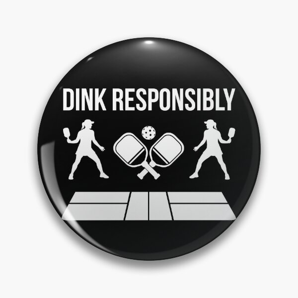 Item preview, Dink Responsibly Funny Pickleball Court Graphic designed and sold by AbeeRedB.