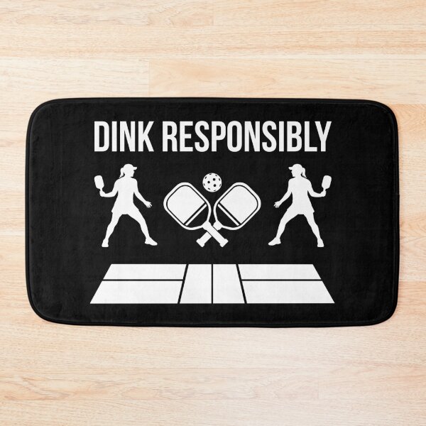 Item preview, Dink Responsibly Funny Pickleball Court Graphic designed and sold by AbeeRedB.