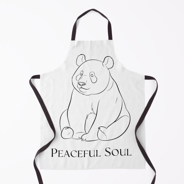 Item preview, Minimalist Panda Peaceful Soul Cute Line Art designed and sold by Orviona.