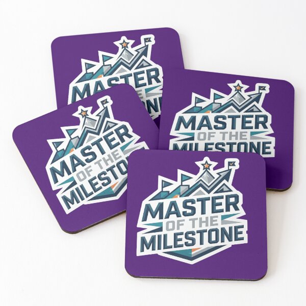 Item preview, Master of the Milestone - Project Manager Success Sticker designed and sold by Scro-Ciob-Shop.