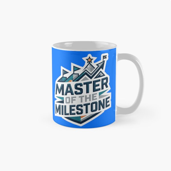 Item preview, Master of the Milestone - Project Manager Success Sticker designed and sold by Scro-Ciob-Shop.