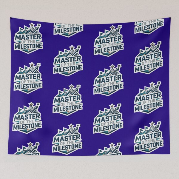 Item preview, Master of the Milestone - Project Manager Success Sticker designed and sold by Scro-Ciob-Shop.