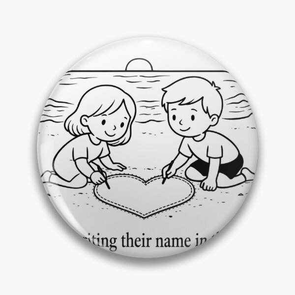 Item preview, Love Is Writing Their Name In The Sand designed and sold by mtltpz.