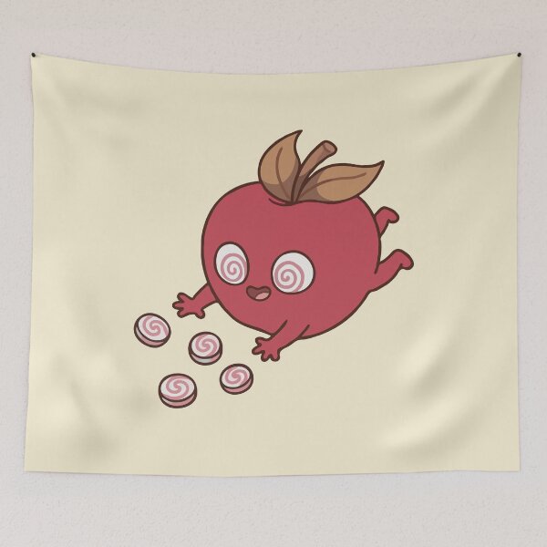 Item preview, Red Apple Hypnotic Spiral Eyes with Magic Swirl Candy designed and sold by Catzura.