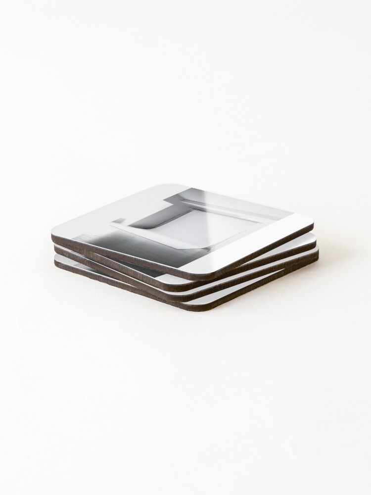 Thumbnail 4 von 5, Untersetzer (4er Set), Photography - Professional Photo Studio, Infinite White Background and Minimalist Lighting designt und verkauft von Reverso-Design.