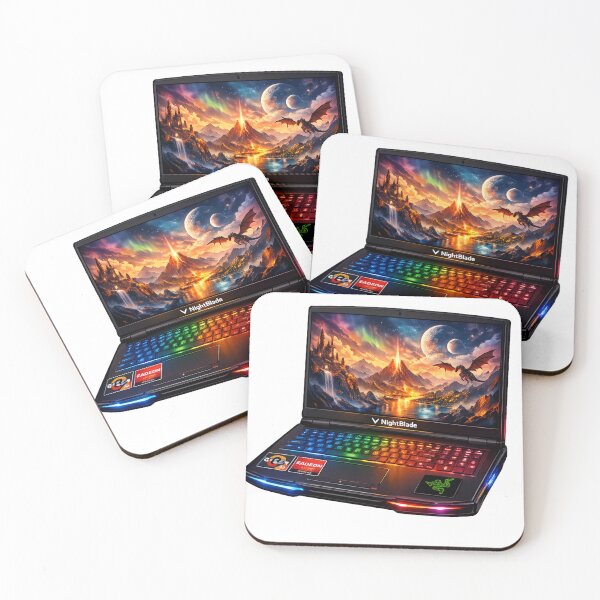 Item preview, Gaming Laptop sticker  designed and sold by crayonpixels.