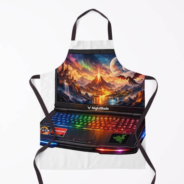 Artikelvorschau, Aufkleber für Gaming-Laptops entworfen und verkauft von crayonpixels.