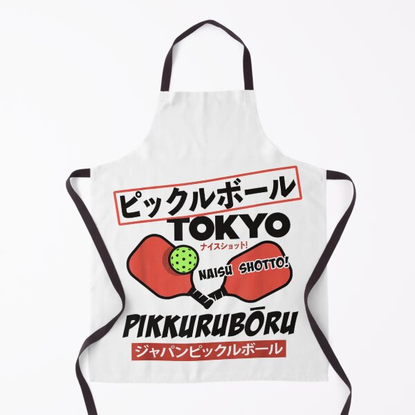 Item preview, Tokyo Pickleball Japan Neon Red Paddle Sport Pikkuruboru Retro Athletic Aesthetic designed and sold by LizzyKeiko.
