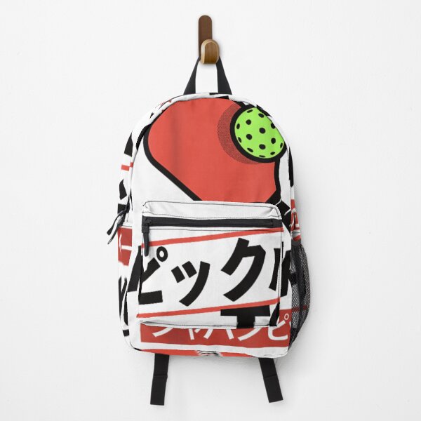Item preview, Tokyo Pickleball Japan Neon Red Paddle Sport Pikkuruboru Retro Athletic Aesthetic designed and sold by LizzyKeiko.