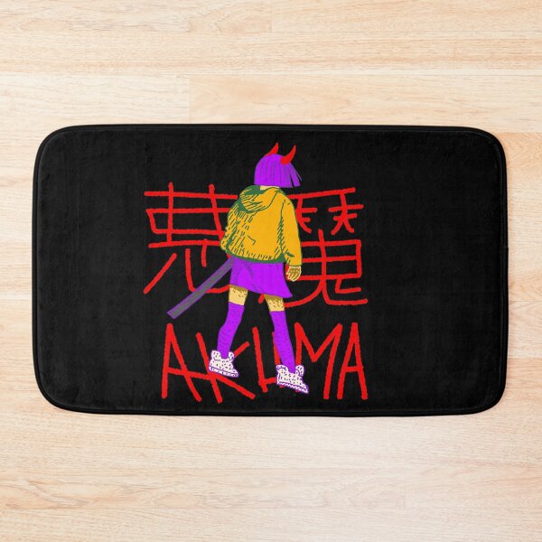 Item preview, Akuma — Demon Horns Street Samurai | Japanese Streetwear Art Tee designed and sold by GrasswormSprout.