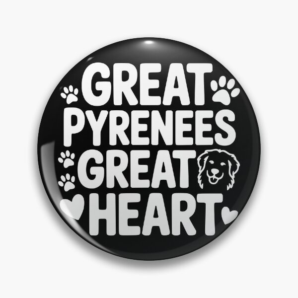 Item preview, Great Pyrenees Great Heart designed and sold by theartfulaspie.