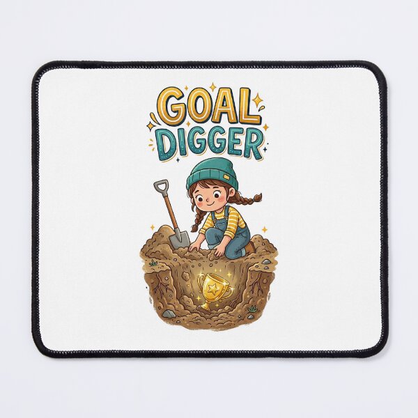 Item preview, Goal Digger – Motivational & Ambitious Character Design designed and sold by DesignsCreative.