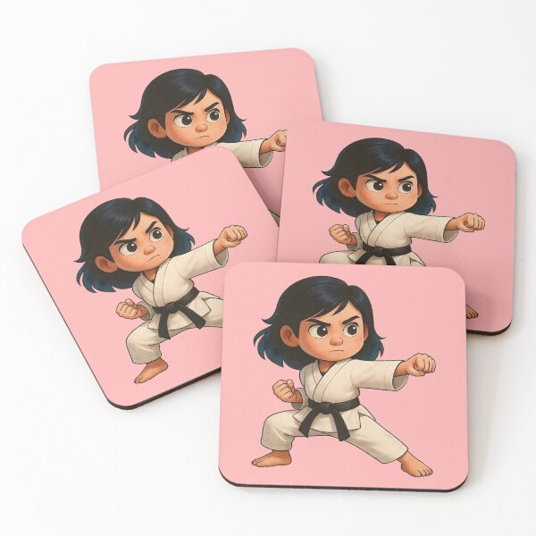 Item preview, Linda chica de karate designed and sold by blindninja.