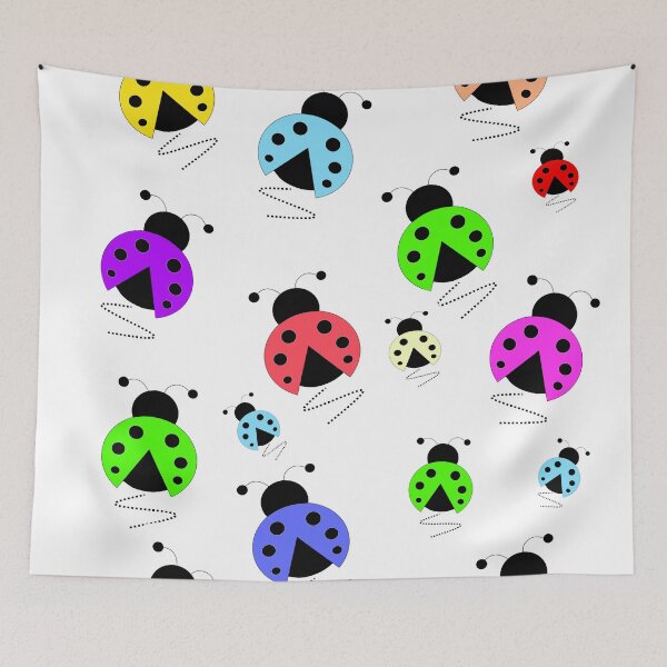 Item preview, Lindas mariquitas coloridas designed and sold by Sartoris Art.