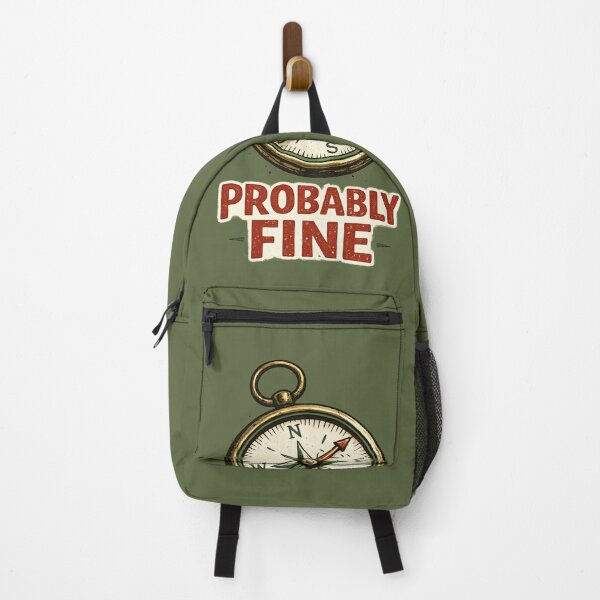 Item preview, Probably Fine Orienteering Compass Humor designed and sold by Lizavelle.