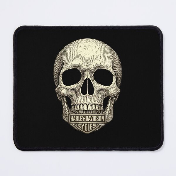 Item preview, Vintage Skull Harley Motorcycle Emblem designed and sold by mnurkowski.