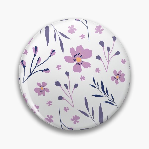 Item preview, Dainty Purple Floral Pattern Aesthetic Lilac Flower Design designed and sold by GeoandHome.