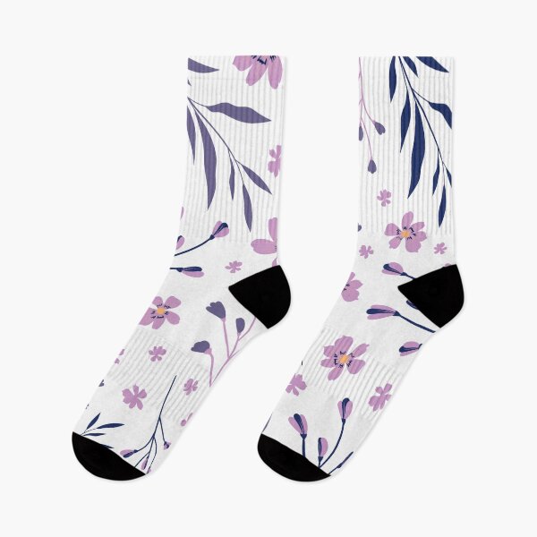 Item preview, Dainty Purple Floral Pattern Aesthetic Lilac Flower Design designed and sold by GeoandHome.