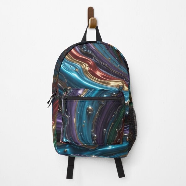 Item preview, Rainbow Metallic Liquid Swirl designed and sold by Pioneer Spirit Market.