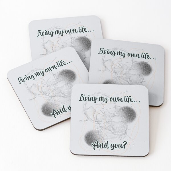 Item preview, Living My Own Life And You Abstract Graphic Art designed and sold by Heal of Souls Designs .