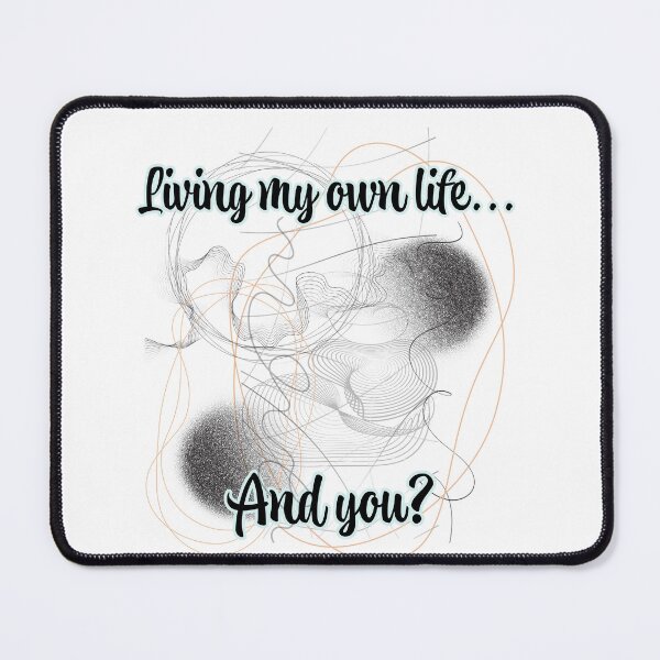 Item preview, Living My Own Life And You Abstract Graphic Art designed and sold by Heal of Souls Designs .