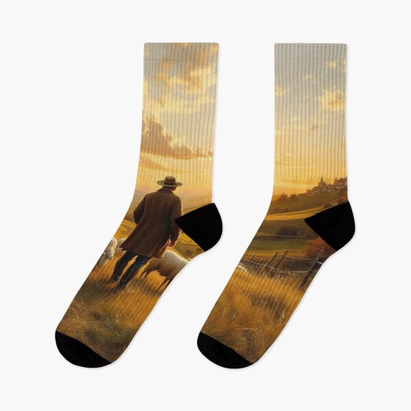 Item preview, Aubrac: shepherd and his sheep designed and sold by jefboutique6150.
