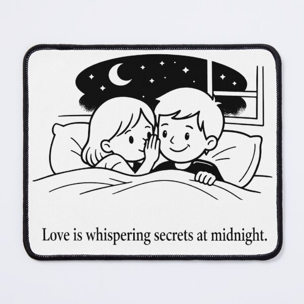 Item preview, Love Is Whispering Secrets At Midnight designed and sold by mtltpz.