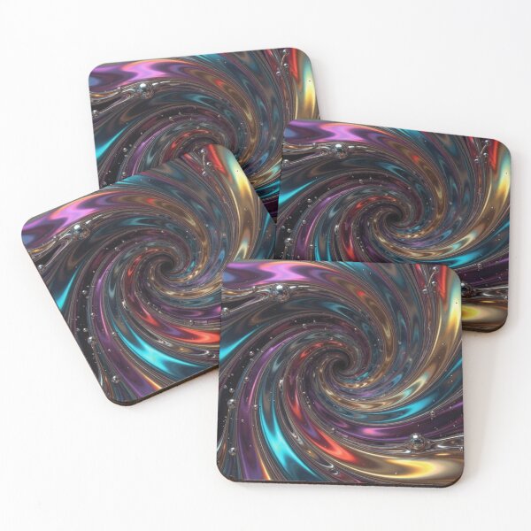 Artikelvorschau, Iridescent Rainbow Metallic Liquid Swirl entworfen und verkauft von Pioneer Spirit Market.