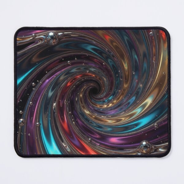 Item preview, Iridescent Rainbow Metallic Liquid Swirl designed and sold by Pioneer Spirit Market.