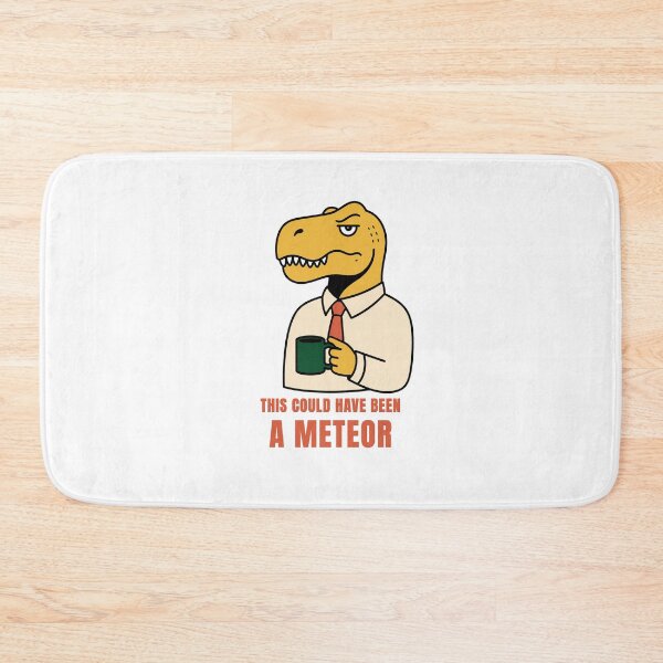 Item preview, Office Dino with Coffee – This Could Have Been A Meteor Meeting Humor designed and sold by Lyfeinsights.