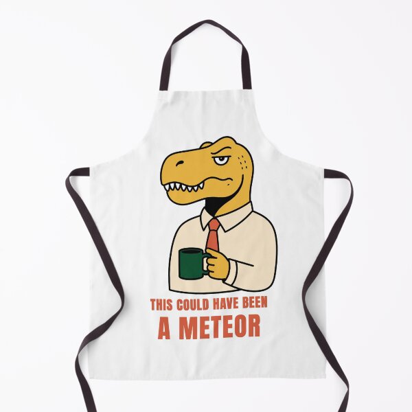Item preview, Office Dino with Coffee – This Could Have Been A Meteor Meeting Humor designed and sold by Lyfeinsights.