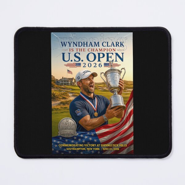 Item preview, Wyndham Clark wins 2026 U.S. OPEN - USA Celebration 250th Anniversary 1776 to 2026 designed and sold by DBM Photo Art 1.