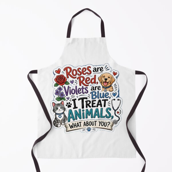 Item preview, Roses Are Red Violets Are Blue I Treat Animals What About You? Funny Veterinarian Gift designed and sold by Bettybee00.
