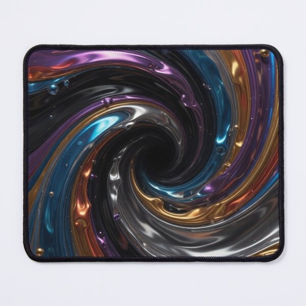 Item preview, Iridescent Rainbow Metallic Liquid Swirl designed and sold by Pioneer Spirit Market.