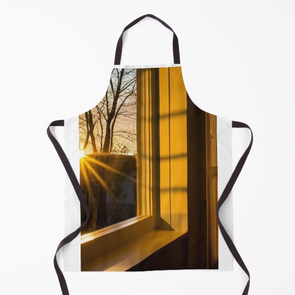 Item preview, Photography - Window on a Winter Landscape, Golden Light and Poetic Atmosphere designed and sold by Reverso-Design.