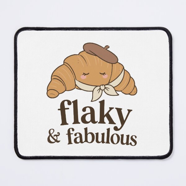 Item preview, Flaky & Fabulous Croissant | Cute French Bakery Aesthetic | Minimalist Food Illustration  designed and sold by KAIRO-FORM.