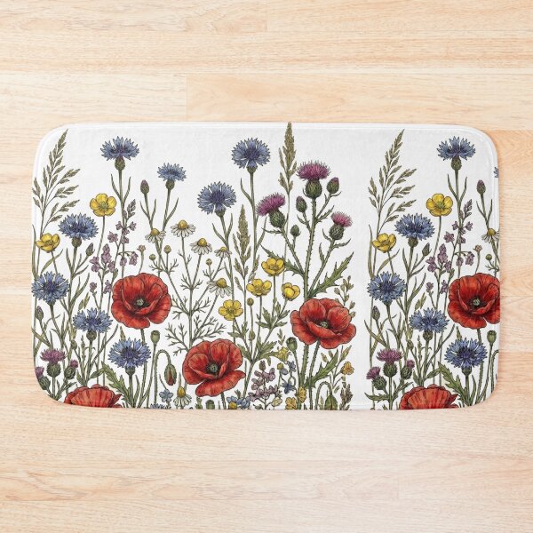 Item preview, Watercolor Wildflowers Meadow Botanical Floral designed and sold by freackly.