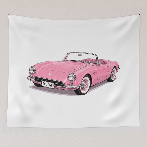 Item preview, Pink Vintage Girl Power Convertible designed and sold by DesingsTR.