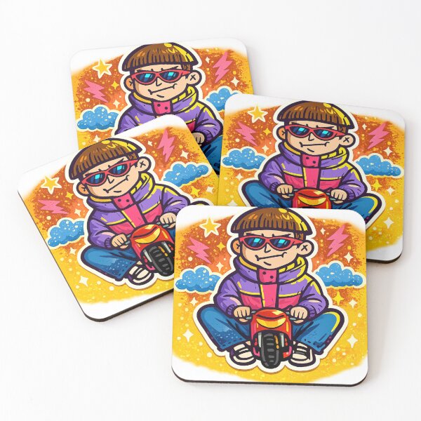 Item preview, Oliver Tree Riding Scooter Cartoon Turbo Sticker designed and sold by Devendra009.