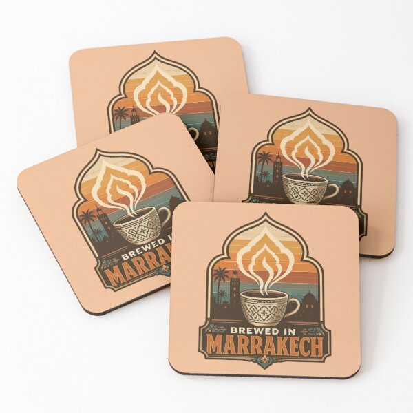 Item preview, Brewed in Marrakech – Moroccan Coffee Vibes designed and sold by ABLAT-CREATIONS.