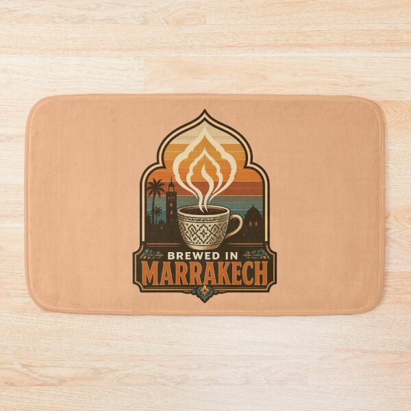 Item preview, Brewed in Marrakech – Moroccan Coffee Vibes designed and sold by ABLAT-CREATIONS.