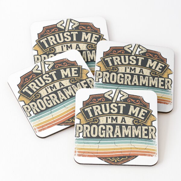 Artikelvorschau, Trust Me I'm A Programmer retro entworfen und verkauft von CAMEROVE.