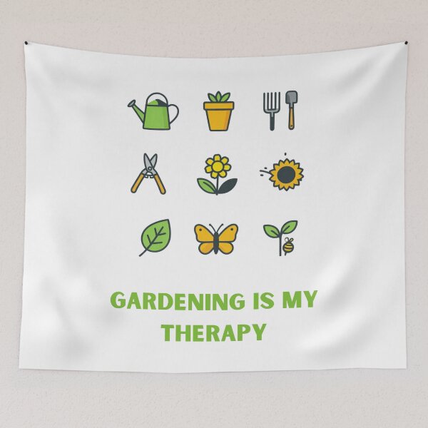 Item preview, Gardening Is My Therapy  Funny Gardening designed and sold by AleksandraJac05.