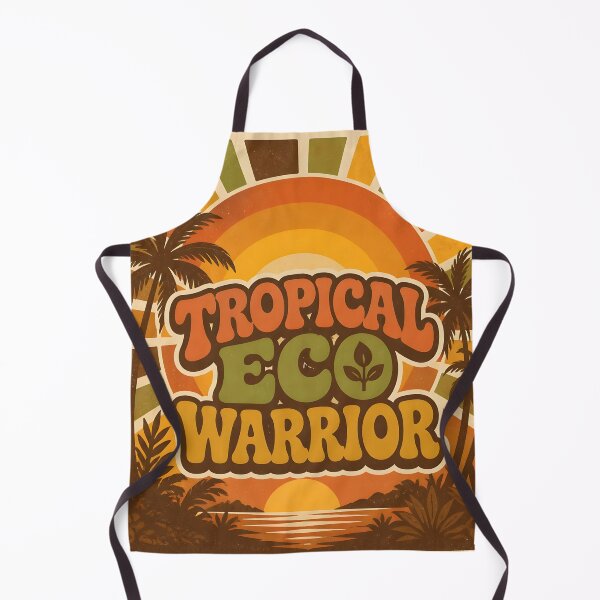 Item preview, Retro Tropical Eco Warrior Vintage Sunset Design designed and sold by Luna-Flow.