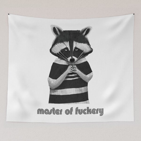 Item preview, Raccoon Master Of Fuckery designed and sold by Esskay Designs.