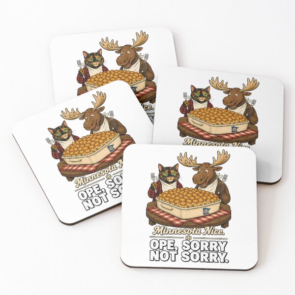 Item preview, Minnesota — Tortoiseshell Cat Moose Hotdish Humor Gift designed and sold by Martin's_Design.