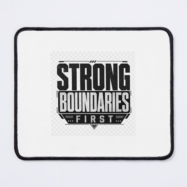 Artikelvorschau, Strong Boundaries – Statement-Design mit klarer Botschaft entworfen und verkauft von PrintxforxYou.