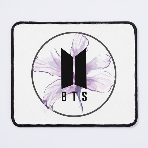 Item preview, BTS logo w/ purple flower designed and sold by Ali107.
