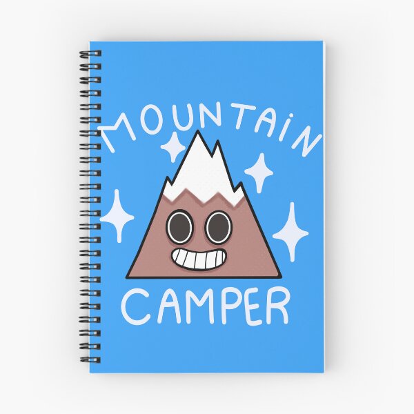 Aperçu de l'œuvre Mountain Camper — Cute Smiling Mountain créée et vendue par GrasswormSprout.